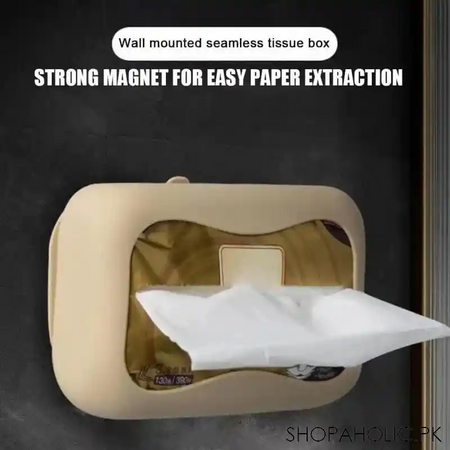 silicone punch free tissue box with sucker image2