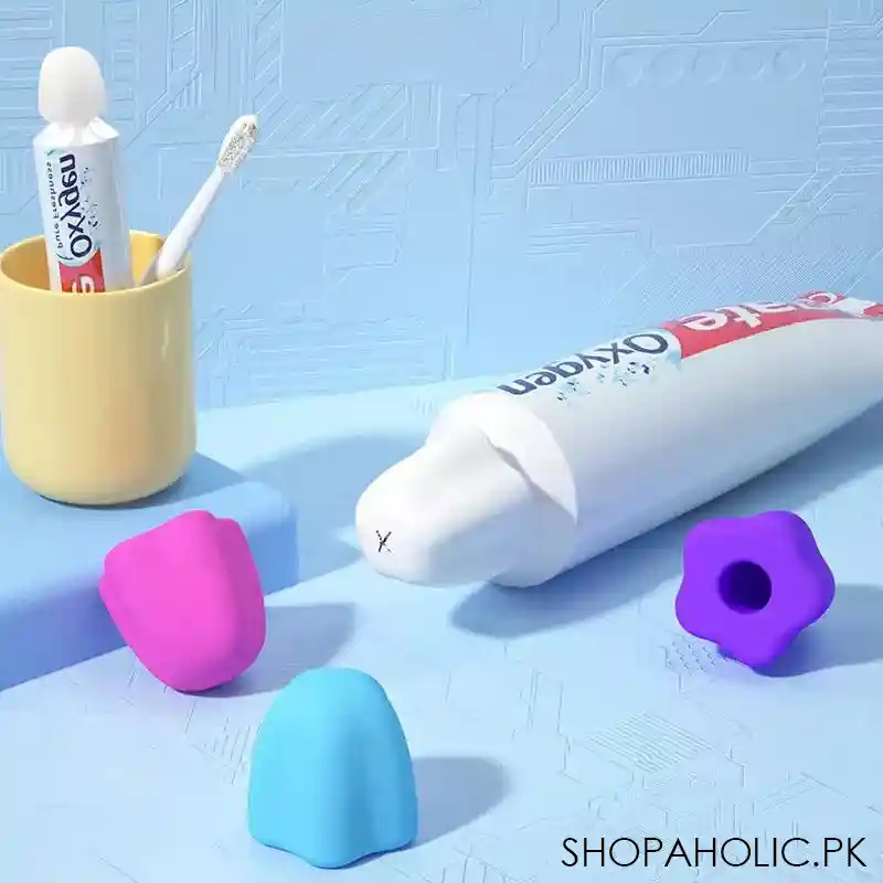 silicone self closing toothpaste tube squeezer image4
