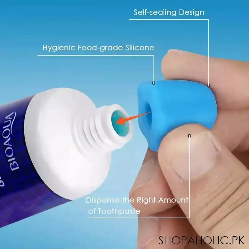 silicone self closing toothpaste tube squeezer image5