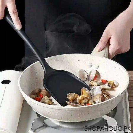 silicone wok turner spatula main image