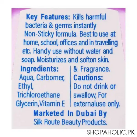 silk fresh lavender hand sanitizer, 30ml, jacket image3