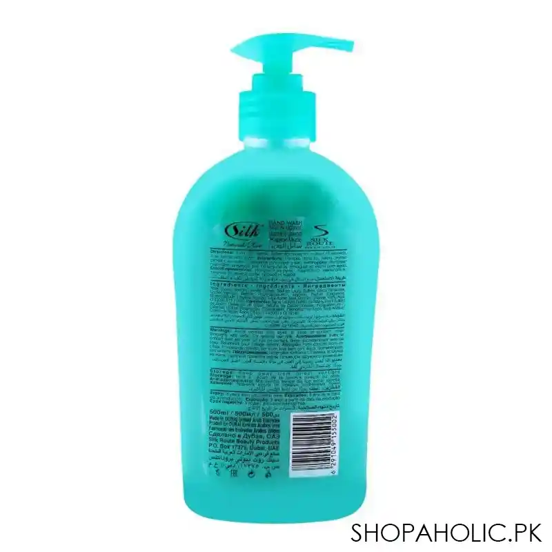 silk hand wash, natural olive with natural moisturisers 500ml image2