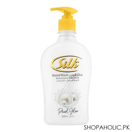 silk pearl glow natural moisturizers hand wash, 500ml main image