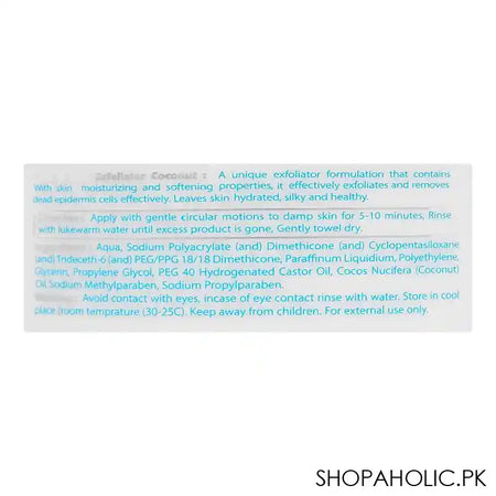 Silky Cool Coconut Face & Skin Exfoliator, 200ml - Image 3