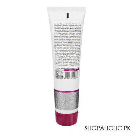 Silky Cool Diamond Facial Scrub, For All Skin Types, 140ml - Image 2