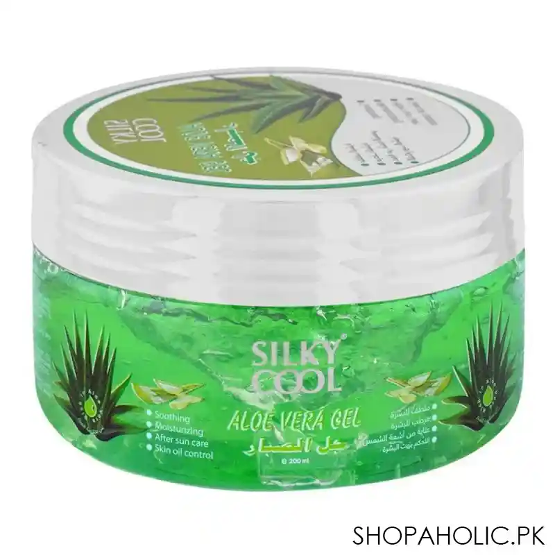 silky cool extra aloe vera gel, 200ml main image