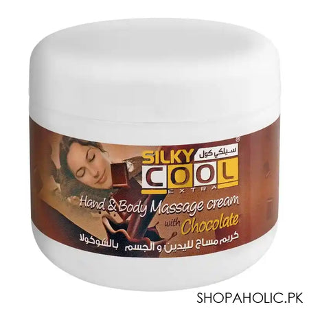 Silky Cool Extra Chocolate Hand & Body Massage Cream, 250ml - Main Image