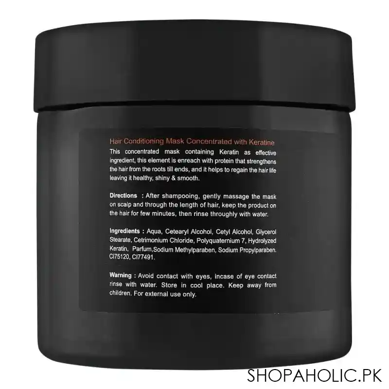silky cool extra keratine hair mask, 400ml image2