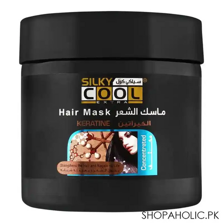 silky cool extra keratine hair mask, 400ml main image