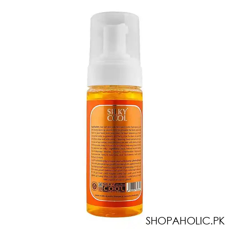 Silky Cool Vitamin C Facial Wash Foam, 150ml - Image 2