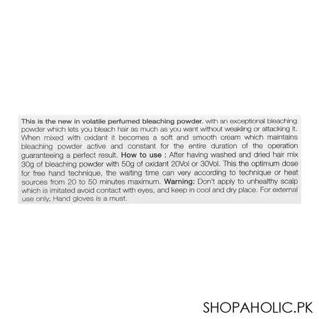 Silky Cool White Bleaching Powder, 50g - Image 2