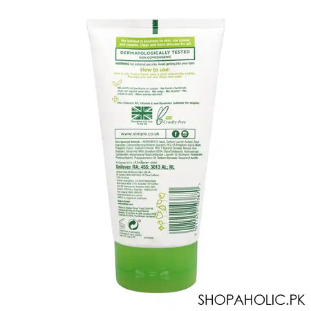 Simple Kind Of Skin Moisturising Facial Wash, For Sensitive Skin, 150ml - Image 2