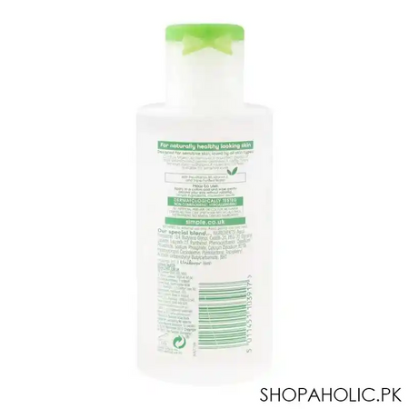 simple kind to skin eye makeup remover, alcohol + paraben free, 125ml image2