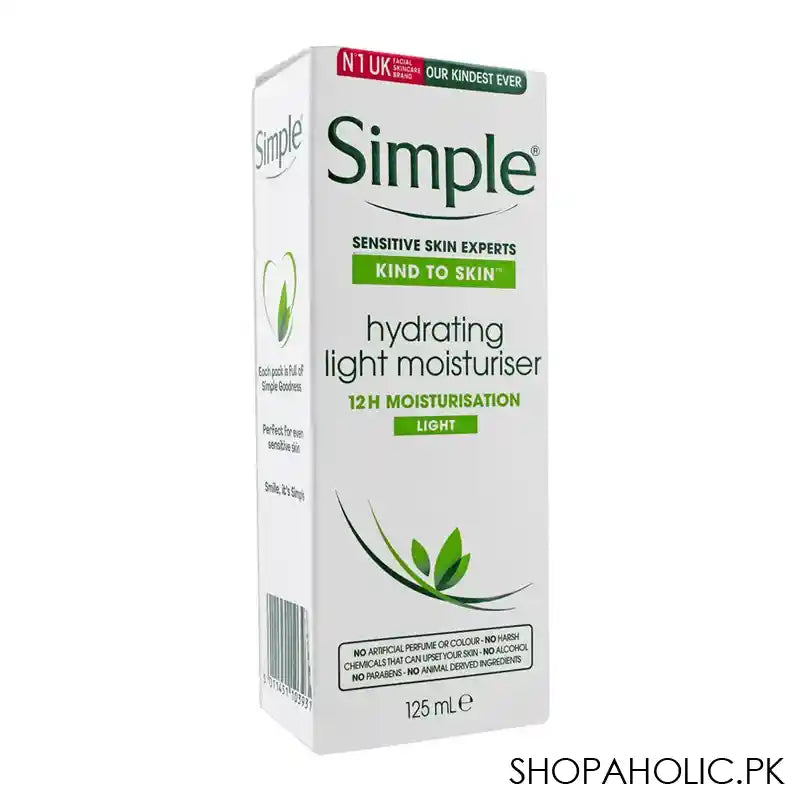 Buy Simple Sensitive Skin Experts Hydrating Moisturiser Shopaholic.pk