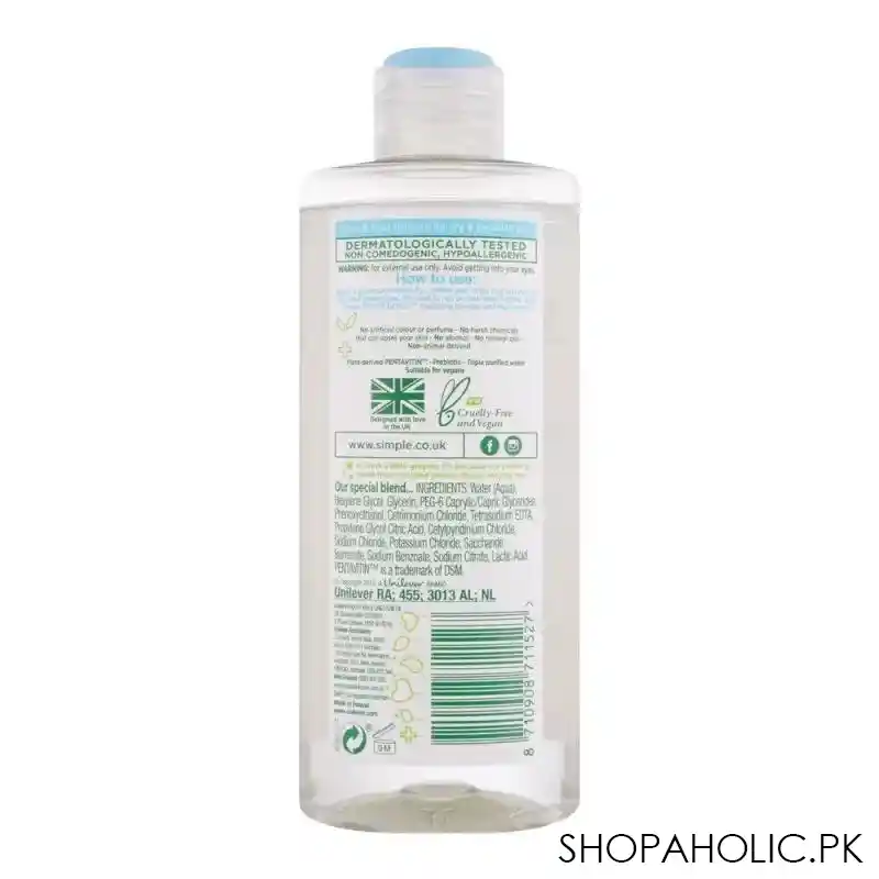 simple water boost micellar cleansing water 200ml image2