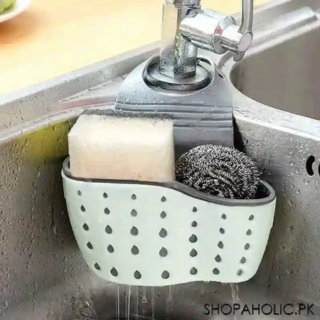 sink drain sponge holder thick silicone main image