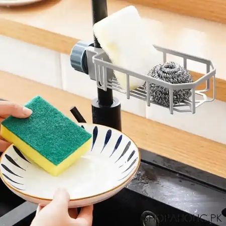 sink faucet shelf basket image2