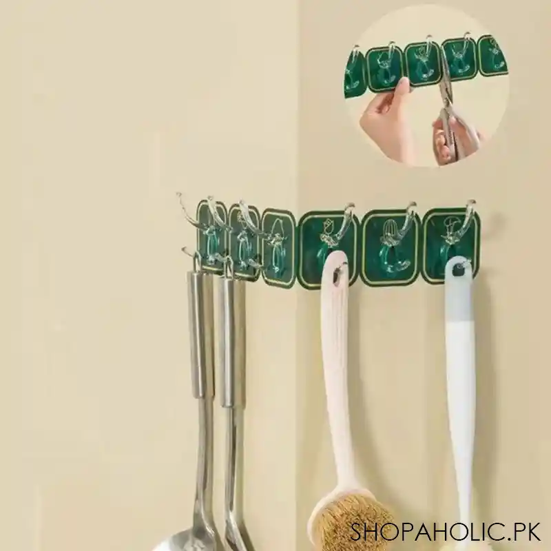 six hook sticky hanger image2