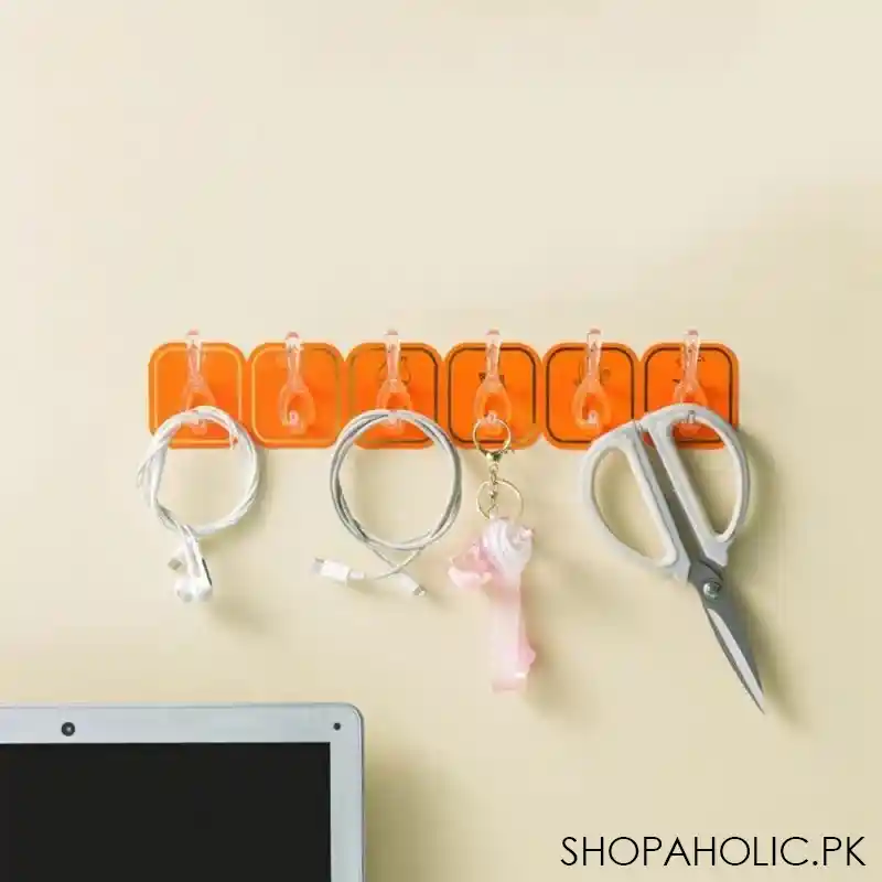 six hook sticky hanger image5