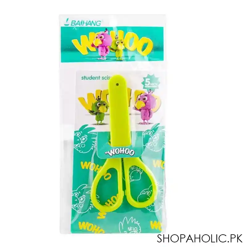 sj craft scissor, 5 inch, green, bh101 image2