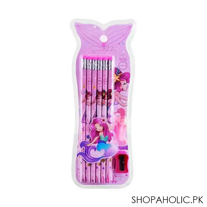 sj mermaid pencil, dark pink, zy1009 2 main image