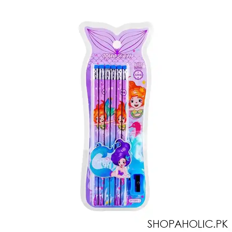 sj mermaid pencil, purple, zy1009 2 main image