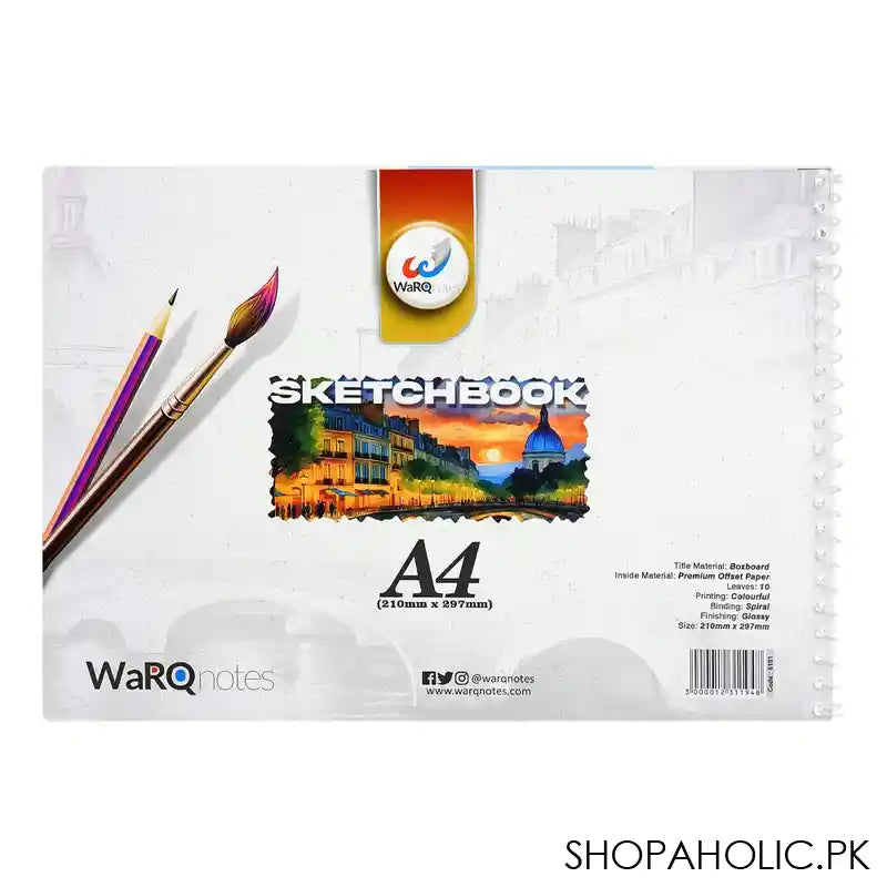 Sketch Book, A4 Size (210mmx297mm), 10-Sheets, 376-6101 - Image 2