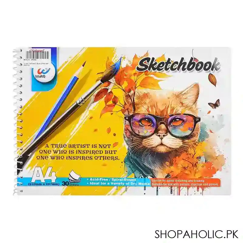 Sketch Book, A4 Size (210mmx297mm), 30-Sheets, 332-6103 - Image 2