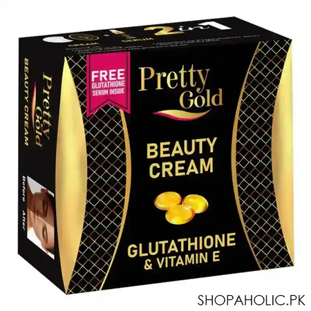 skin care pretty gold beauty cream, 20g main image