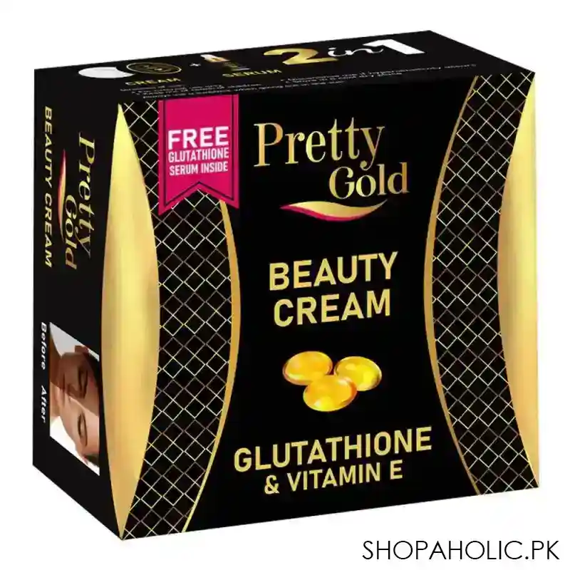 skin care pretty gold beauty cream, 20g main image
