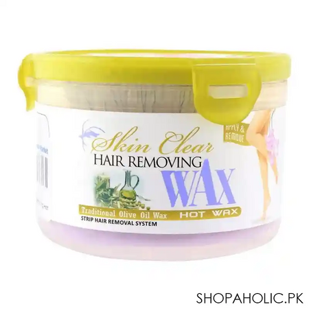 skin clear hair removing hot wax 70gm main image