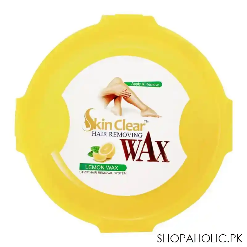 skin clear hair removing wax, lemon, 500g image2