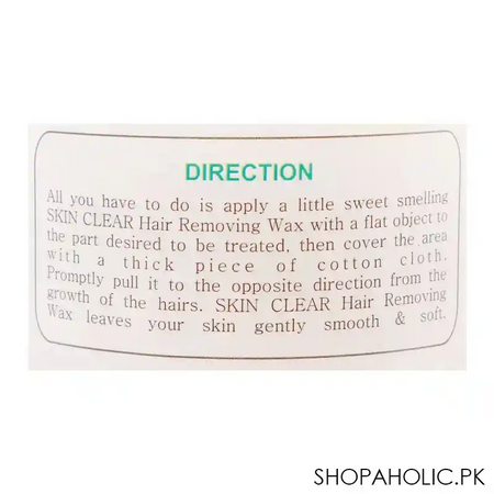 skin clear lemon hair removing wax, 250g image3