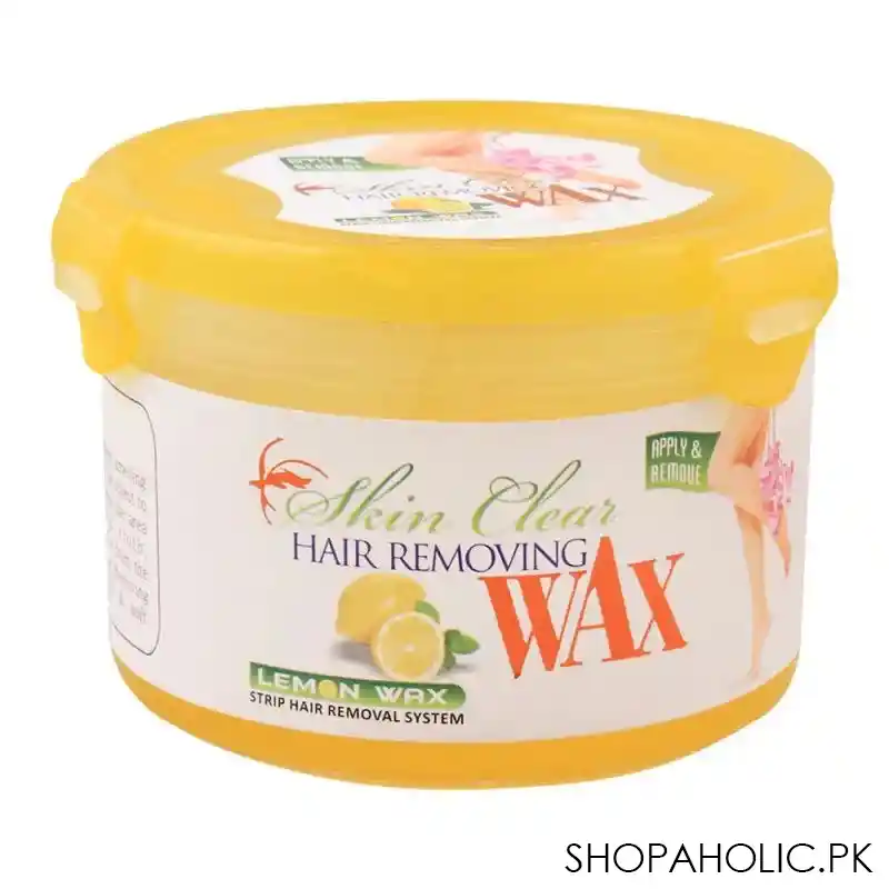 skin clear lemon hair removing wax, 250g main image