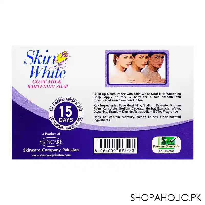 Skin White Sensitive Skin Formula Soap, 110g - Image 3