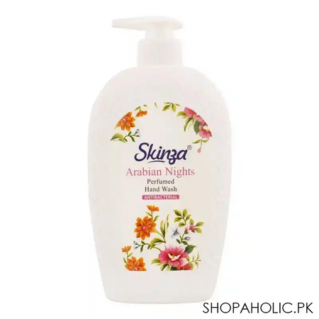skinza arabian night antibacterial perfumed hand wash, 500ml main image