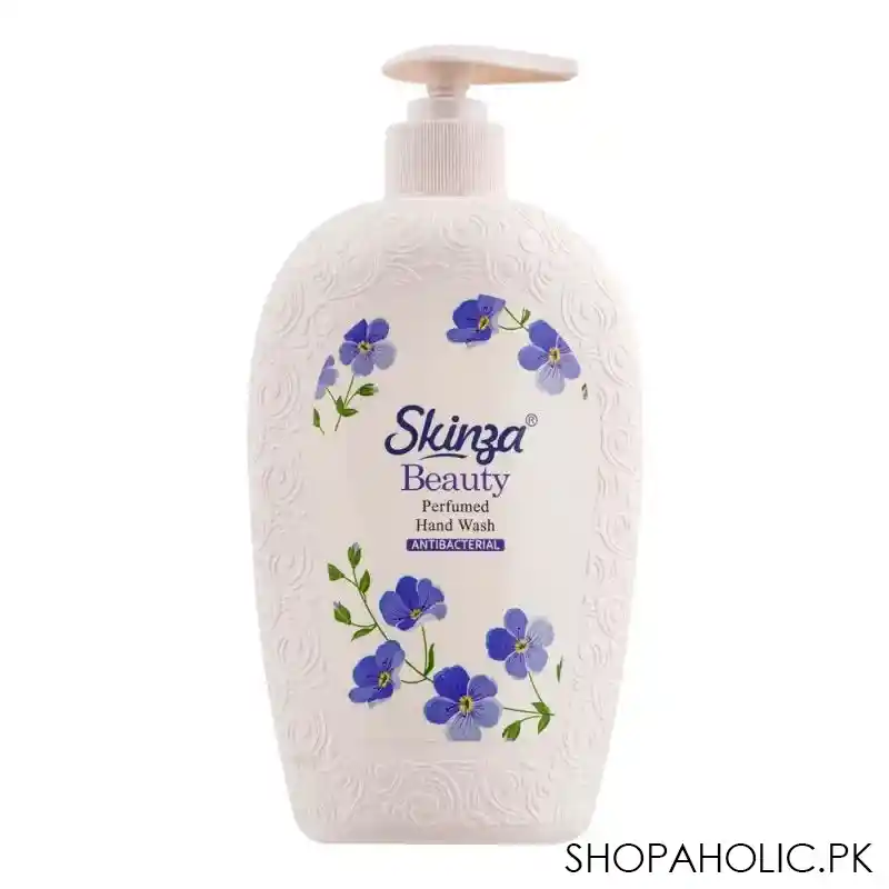 skinza beauty antibacterial perfumed hand wash, 500ml main image