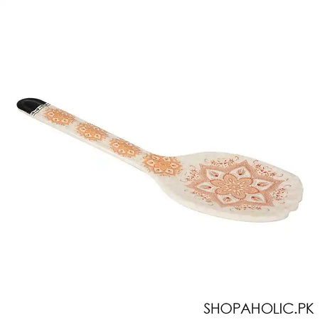 Sky Melamine Big Rice Spoon, Black, Classic Design, Durable Kitchen Utensil - Main Image