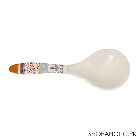 Sky Melamine Big Soup Spoon, Golden, Elegant Design, Durable Kitchen Utensil - Image 2