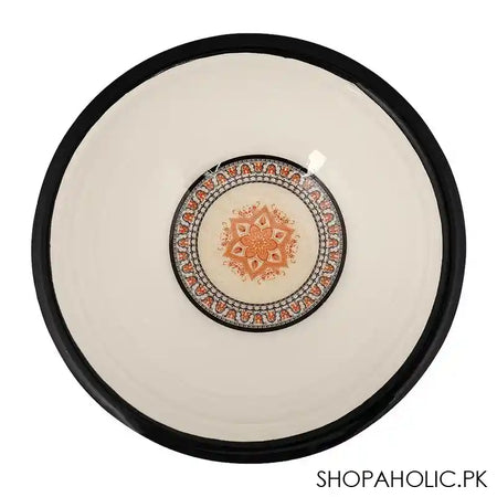 Sky Melamine Bowl, Black, 4 Inches, Classic Design, Durable Tableware - Image 2