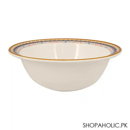 Sky Melamine Bowl, Golden, 8 Inches, Elegant Design, Durable Tableware - Main Image