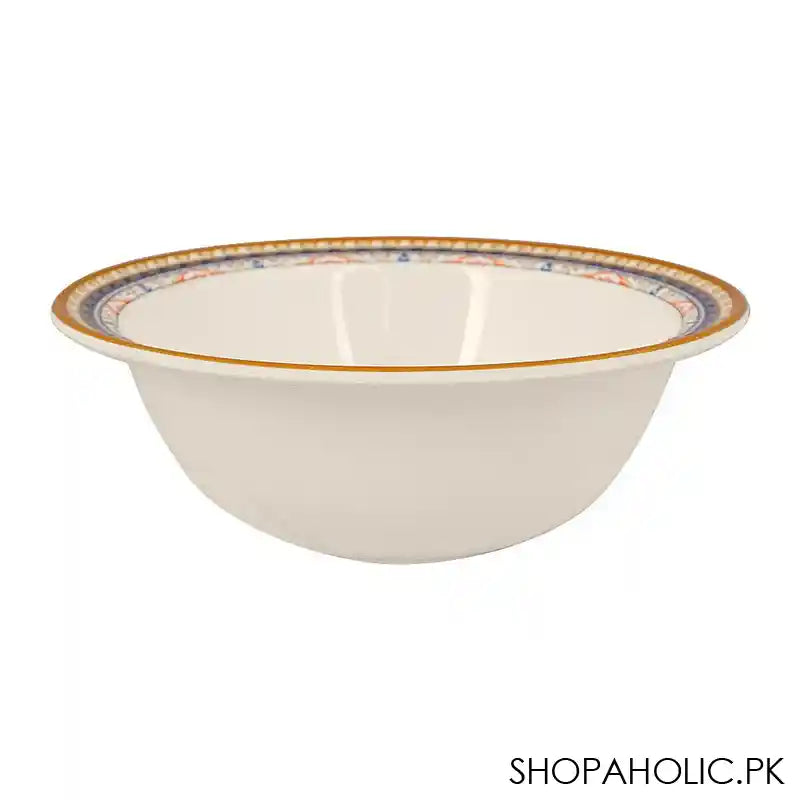 Sky Melamine Bowl, Golden, 8 Inches, Elegant Design, Durable Tableware - Main Image