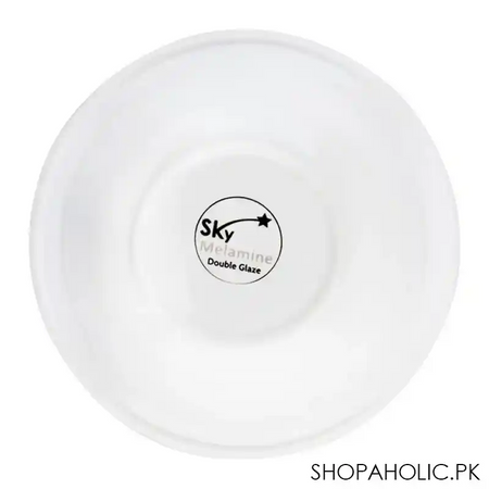 sky melamine bowl, grey 9 inches main image