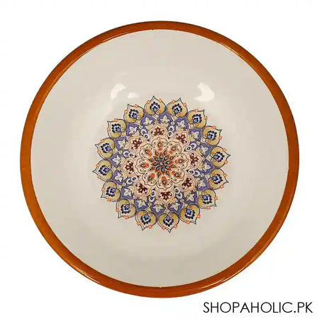 Sky Melamine Custard Bowl, Golden, Elegant Design, Dessert Dish - Image 2