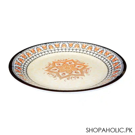 Sky Melamine Deep Plate, Black, Classic Design, Durable Tableware - Image 2