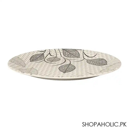 Sky Melamine Flat Plate, Ajrak Print, 10 Inches, Cultural Design, Durable Tableware - Image 2