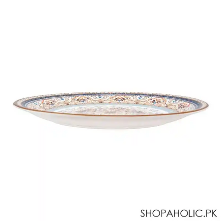 sky melamine flat plate, golden, 10 inches image2