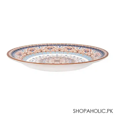 sky melamine flat plate golden, quarter main image