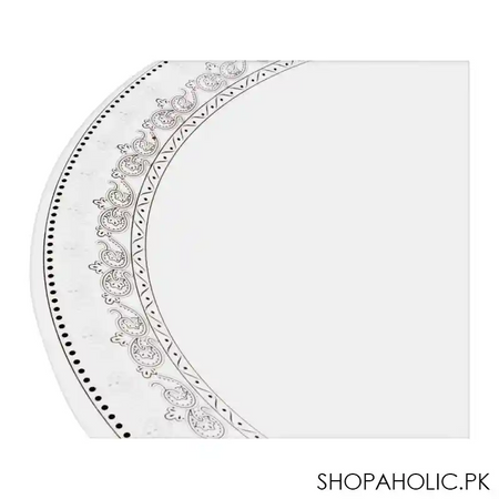 sky melamine flat plate, grey 10 inches image3