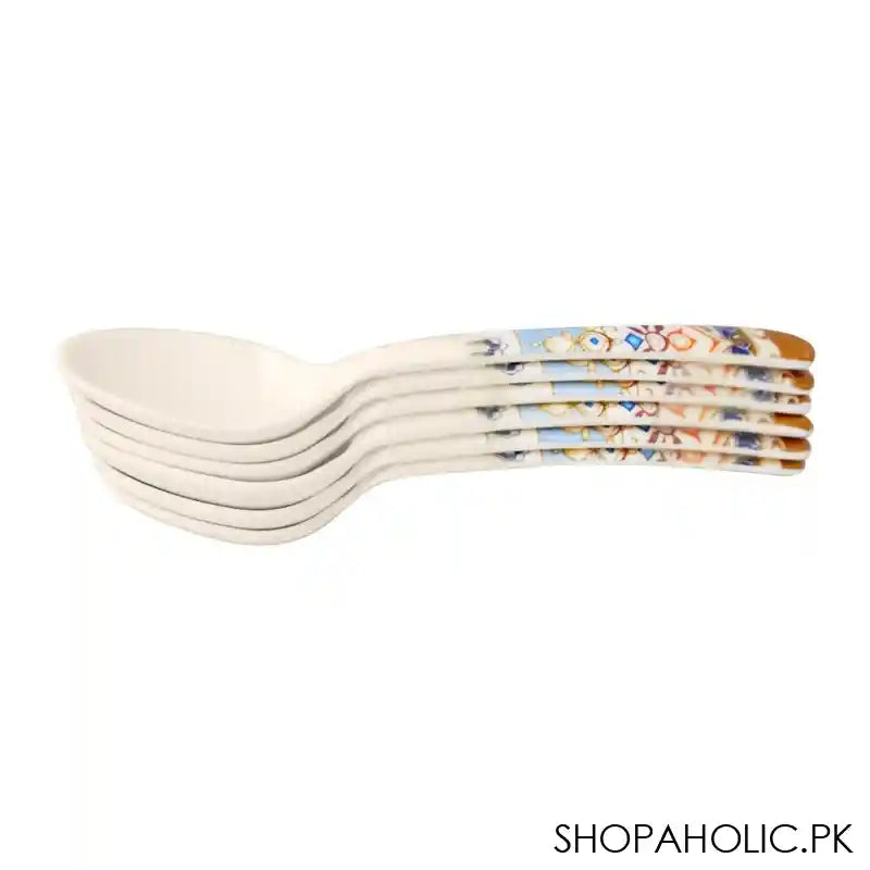 Sky Melamine Flat Plate, QTR, Black, Classic Design, Durable Tableware - Image 2